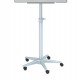Lavagna portablocco Classic con ruote - 100 x 67,5 cm - bianco - Nobo