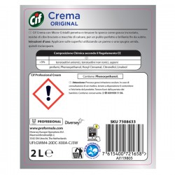 Crema Cif classica - sgrassante - 2 L - Cif