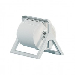 Dispenser murale/da banco per bobine di carta - ABS - 25x30,5x44 cm - bianco - Mar Plast