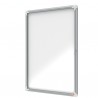 Bacheca per esterni - fondo magnetico bianco - 9 fogli A4 - verticale - Nobo