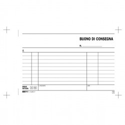Blocco buoni consegna - 33 fogli 3 copie autoricalcanti - 10 x 17cm - Edipro