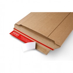 Busta in cartone CP 015 F Flute - formato C4+ (360x250 mm) - altezza massima 50 mm - ColomPac