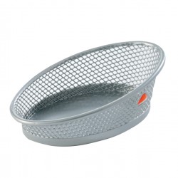 Portafermagli Mesh - 10,5 x 7,3 x 4 cm - rete metallica - argento - Alba