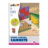Cartoncino ondulato Cannetè 2206 - 50 x 70 cm - rosa - DECO - conf. 10 pezzi