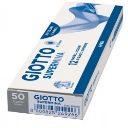 Pastello Supermina - mina 3,8 mm - argento 50 - Giotto