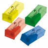 Temperamatite con contenitore - 1 foro - Faber-Castell - conf. 25 pezzi