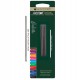 Minirefill per sfera multifunzione - punta media - nero - Monteverde - conf. 4 pezzi