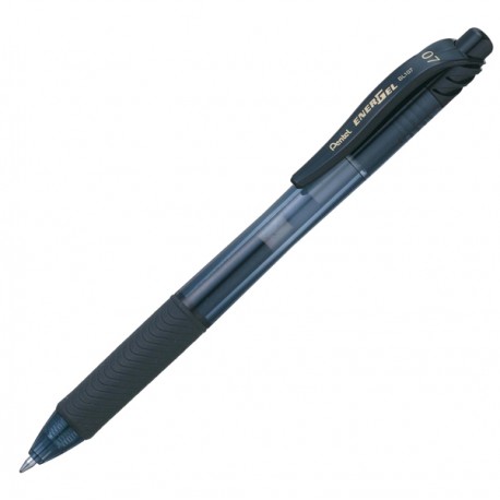 Roller a scatto Energel X BL107 - punta 0,7mm - nero - Pentel