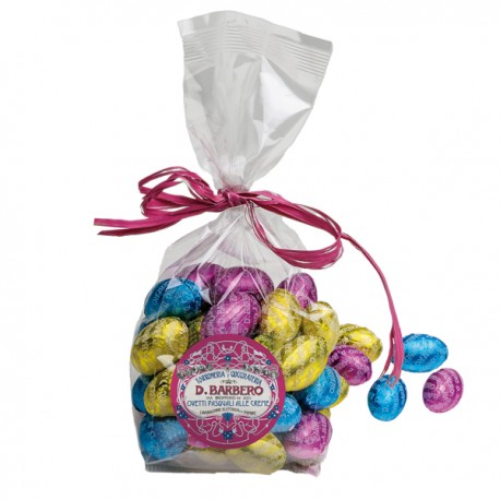 Ovetti di cioccolato al latte ripieni di creme - in sacchetto - 200 gr - Barbero