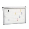 Bacheca murale portachiavi - 45 x 60 cm - 90 posti chiave - Metalplus