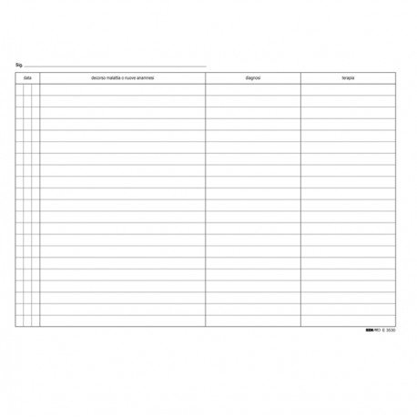 Schede per medici generici - 17x24 cm - verde - Edipro - conf. 100 pezzi