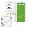 Carta igienica standard Bio Tech - 2 veli - 250 strappi - 15,5 gr - 9,5 cm x 27,5 mt - Papernet - pacco 4 rotoli