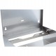 Distributore asciugamani piegati C/Z - Brinox - 28x10,2x36,5 cm - acciaio inox - capacità 400 fogli - grigio - Medial