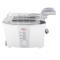Tostapane elettrico - 2 pinze - 600 W - bianco - Melchioni family