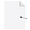 Fogli elettrostatici Magic Chart - 60 x 80 cm - bianco lucido - Legamaster - rotolo da 25 pezzi
