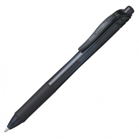 Roller a scatto Energel X Click BL110 - punta 1,0mm - nero - Pentel