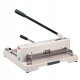 Taglierina a leva alti spessori 3943 - con blocca lama - 26,5 x 45 x 47,5 cm - 370 mm (A3) - 150 fogli - grigio - Titanium