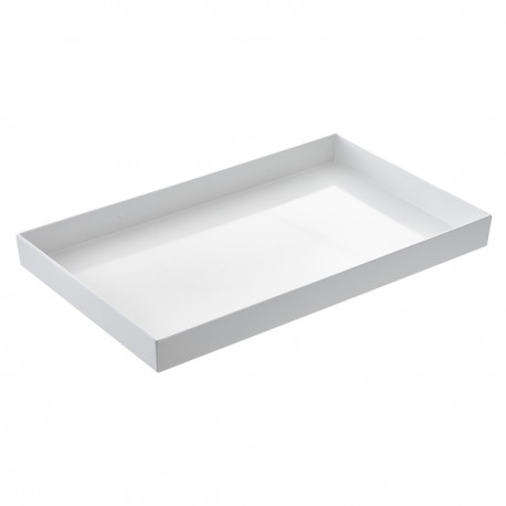 Vassoio Venezia - 32,5 x 17,6 x 6 cm - melamina - bianco - Leone