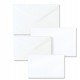 Scatola 100 biglietti + 100 buste - Dalmazia - bianco - 90 x 140 mm - Rex Sadoch