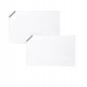 Scatola 100 biglietti + 100 buste - Lutto - bianco - 90 x 140 mm - 240gr - Rex Sadoch