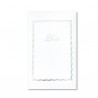 Taschetta 10 biglietti + 10 buste - Lutto - bianco - 90 x 140 mm - 240 gr - Rex Sadoch