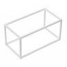 Stand buffet GN 1/3 - 32,5 x 17,6 x 16 cm - metallo - bianco - Leone
