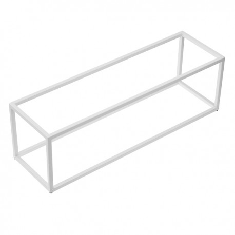Stand buffet GN 2/4 - 53 x 16,5 x 16 cm - metallo - bianco - Leone