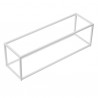 Stand buffet GN 2/4 - 53 x 16,5 x 16 cm - metallo - bianco - Leone