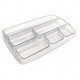 Vaschetta portacancelleria - 25,3 x 3,4 x 15,7 cm - trasparente neutro - Arda