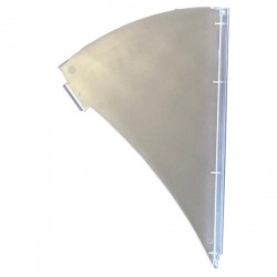Schermo di protezione - per taglierina 3025 - plexiglass - Titanium