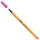 Fineliner Point 88 - tratto 0,4 mm - rosa neon 056 - Stabilo