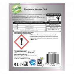 Detergente per piatti Svelto - limone - tanica da 5 L