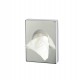 Dispenser ABS per sacchetti igienici - 9,8x2,5x13,8 cm - argento cromato - Medial