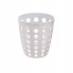Gettacarte traforato - diametro 28 cm - altezza 27 cm - 12 L - bianco - Medial