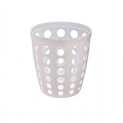 Gettacarte traforato - diametro 28 cm - altezza 27 cm - 12 L - bianco - Medial