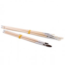 Pennelli e Portapennelli - in ppl - Primo - astuccio con 5+5 pennelli