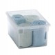 Contenitore multiuso Light Box M/2 - 19,5x28x13,2 cm - 6 L - plastica - trasparente - Terry