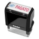 Timbro Printy 4912 Office Eco - autoinchiostrante - PAGATO - 47 x 18 mm - nero - Trodat