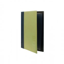 Portamenù Trendy - 1 inserto doppio incluso - A5 - 18 x 25 cm - verde - Securit