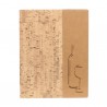 Carta dei vini Design - 1 inserto doppio incluso - A4 - 24 x 34 cm - sughero - Securit