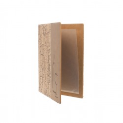 Carta dei vini Design - 1 inserto doppio incluso - A4 - 24 x 34 cm - sughero - Securit