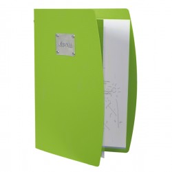 Portamenù Rio - 1 inserto doppio incluso - A4 - 24 x 34 cm - verde - Securit