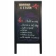Lavagna Sandwich - cavalletto nero - 69 x 125 cm - Securit