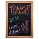 Lavagna Woody - teak - 30 x 40 cm - Securit