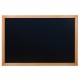 Lavagna Woody - teak - 40 x 60 cm - Securit