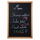 Lavagna Woody - teak - 40 x 60 cm - Securit