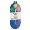 Pastiglie Acquerelli - ø 44mm - colori assortiti - Primo - astuccio 10 pastiglie