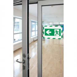 Cornice Duraframe Security - adesiva - pannello magnetico - A4 (21 x 29,7 cm) - verde/bianco - Durable