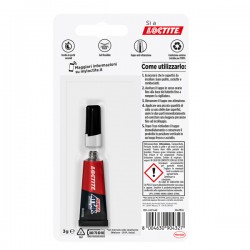 Colla Super Attak Power Gel - 3 gr - trasparente - Loctite
