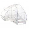 Portapenne Multipot Classic - 14 x 20 x 9 cm - trasparente - Arda